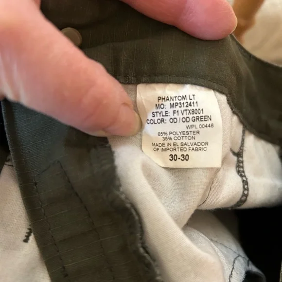 3 pairs men’s Vertx Phantom LT Tactical pants OD Green - Picture 9 of 13